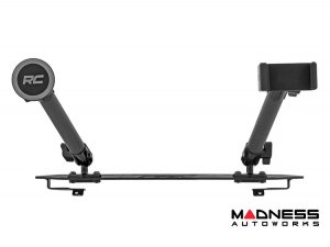 Jeep Wrangler JL Phone Mount - Dash Rail - w/ 8in Extension Arm